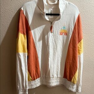 Colorful Quarter-Zip Pullover